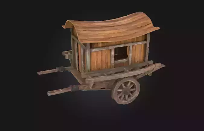 Wooden Wagon Cart  Classic Hauler of the Old World