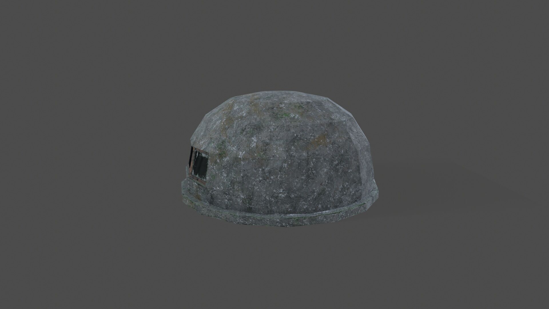 Bunker 03 Low-poly 3D model_4
