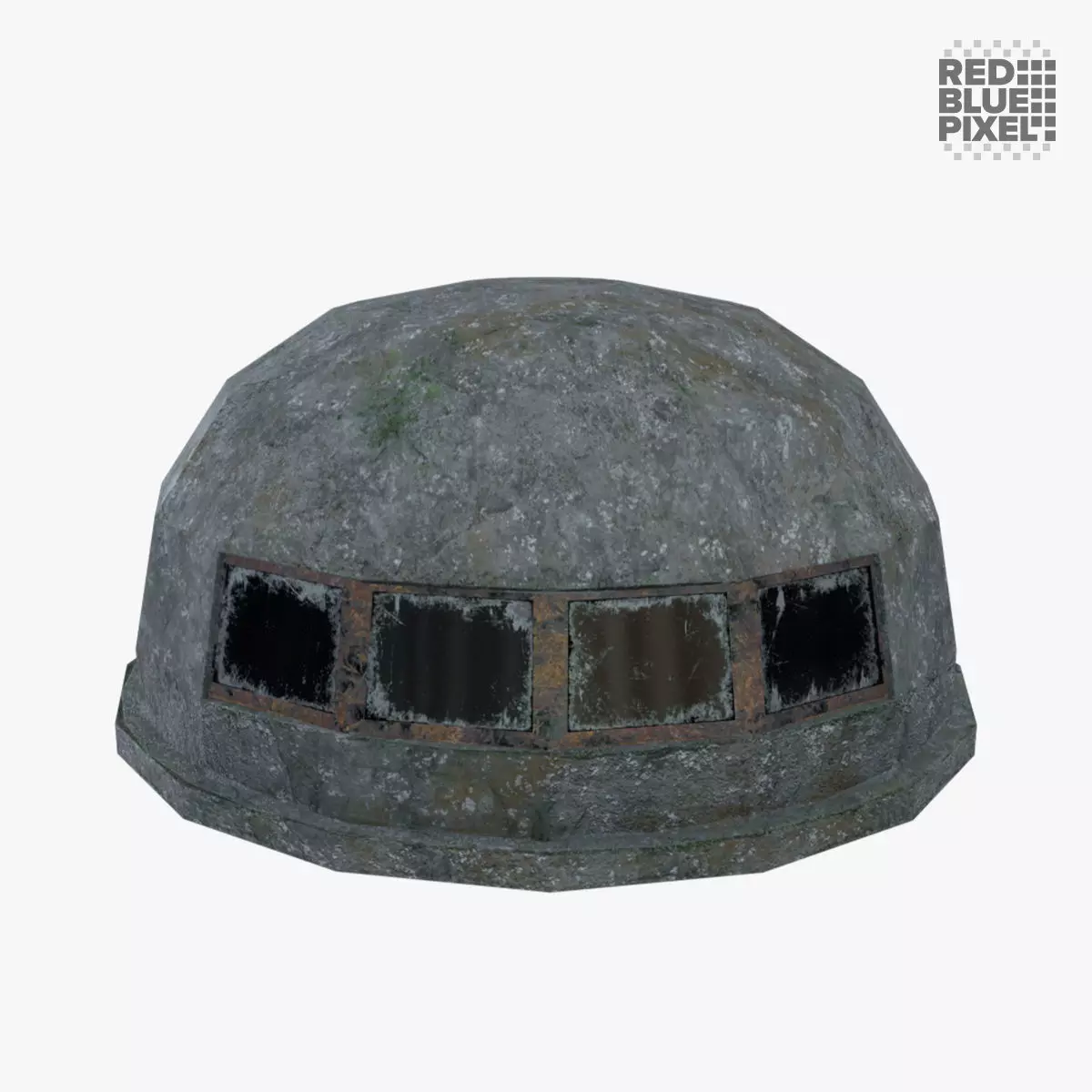 Bunker 03 Low-poly 3D model_0