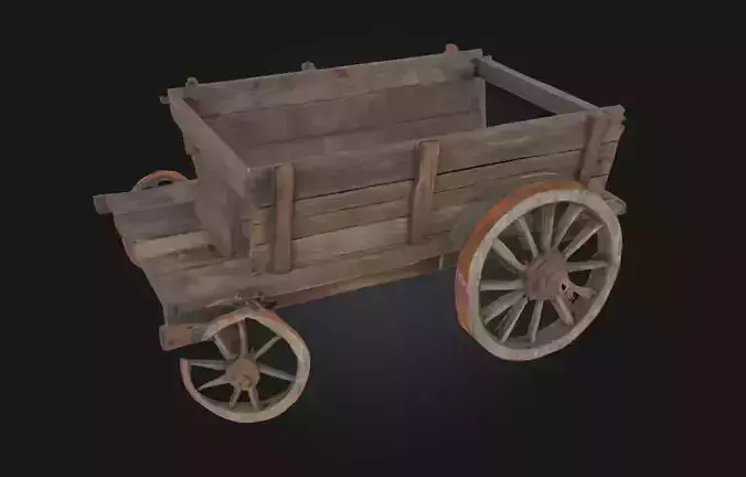 Wooden Pioneer Wagon  Trailblazer of the Frontier