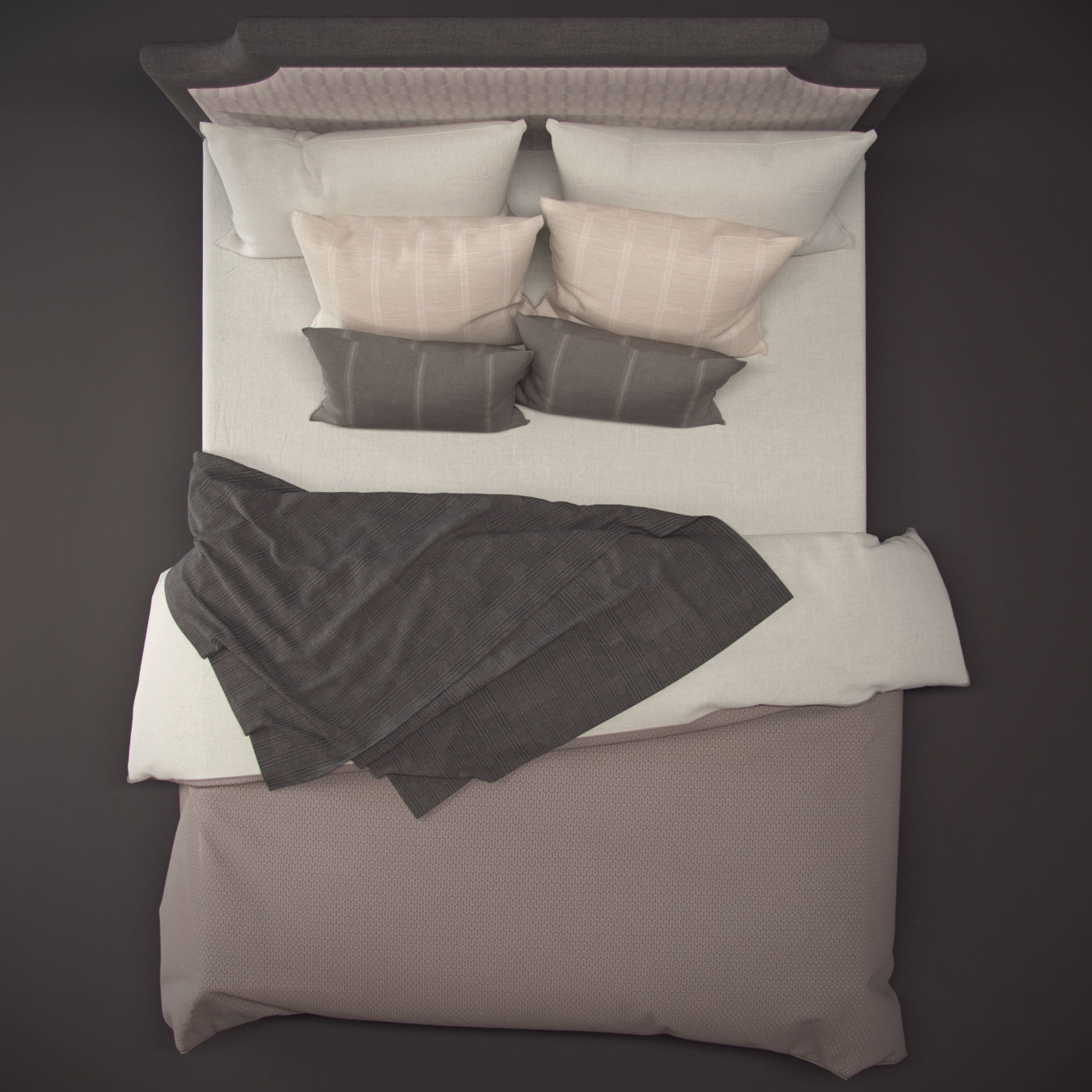 H59F Bedframe 3D model_4