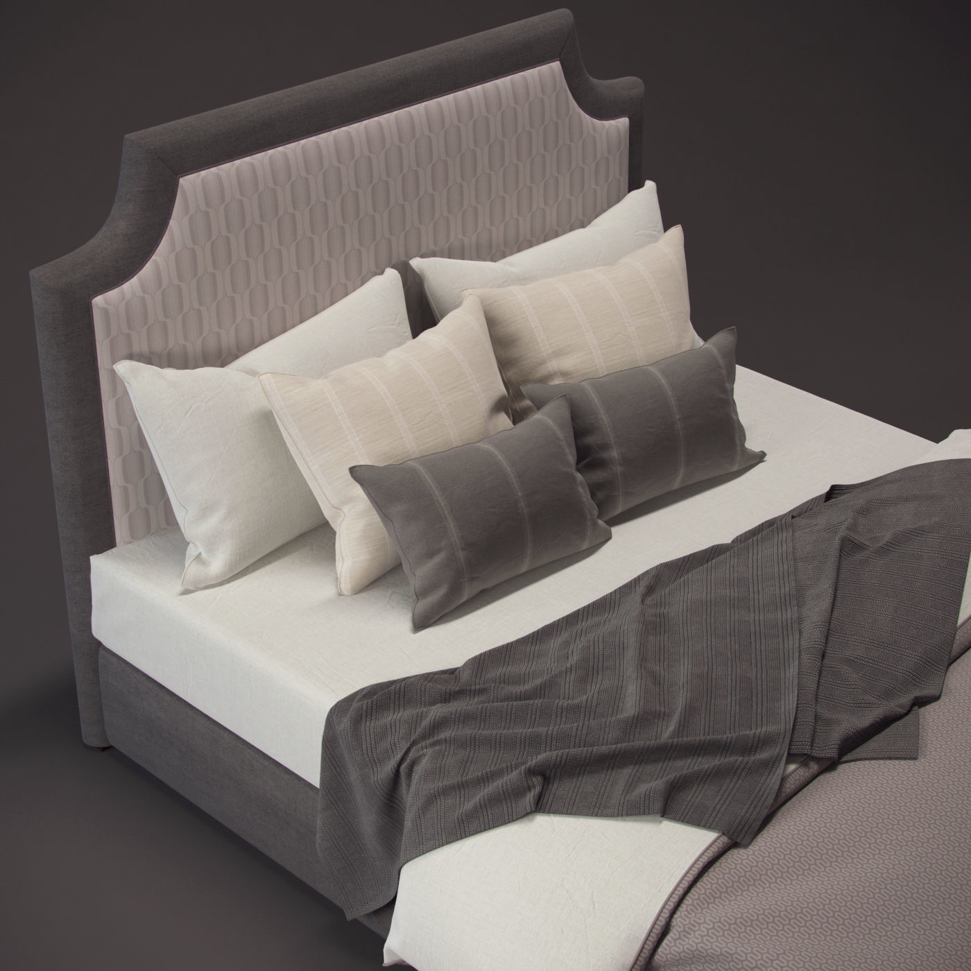 H59F Bedframe 3D model_1