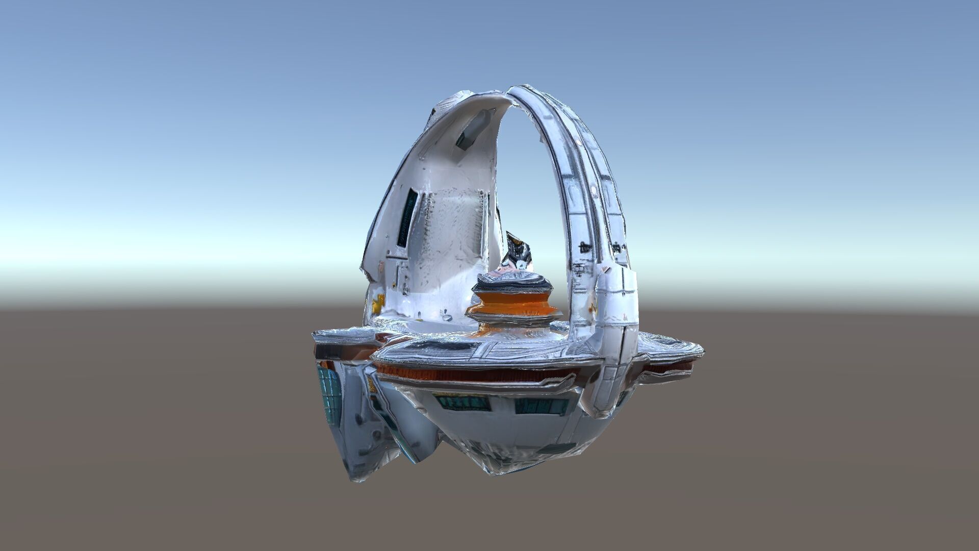 Futuristic Cityscape Sphere Model Pack Low-poly 3D model_25