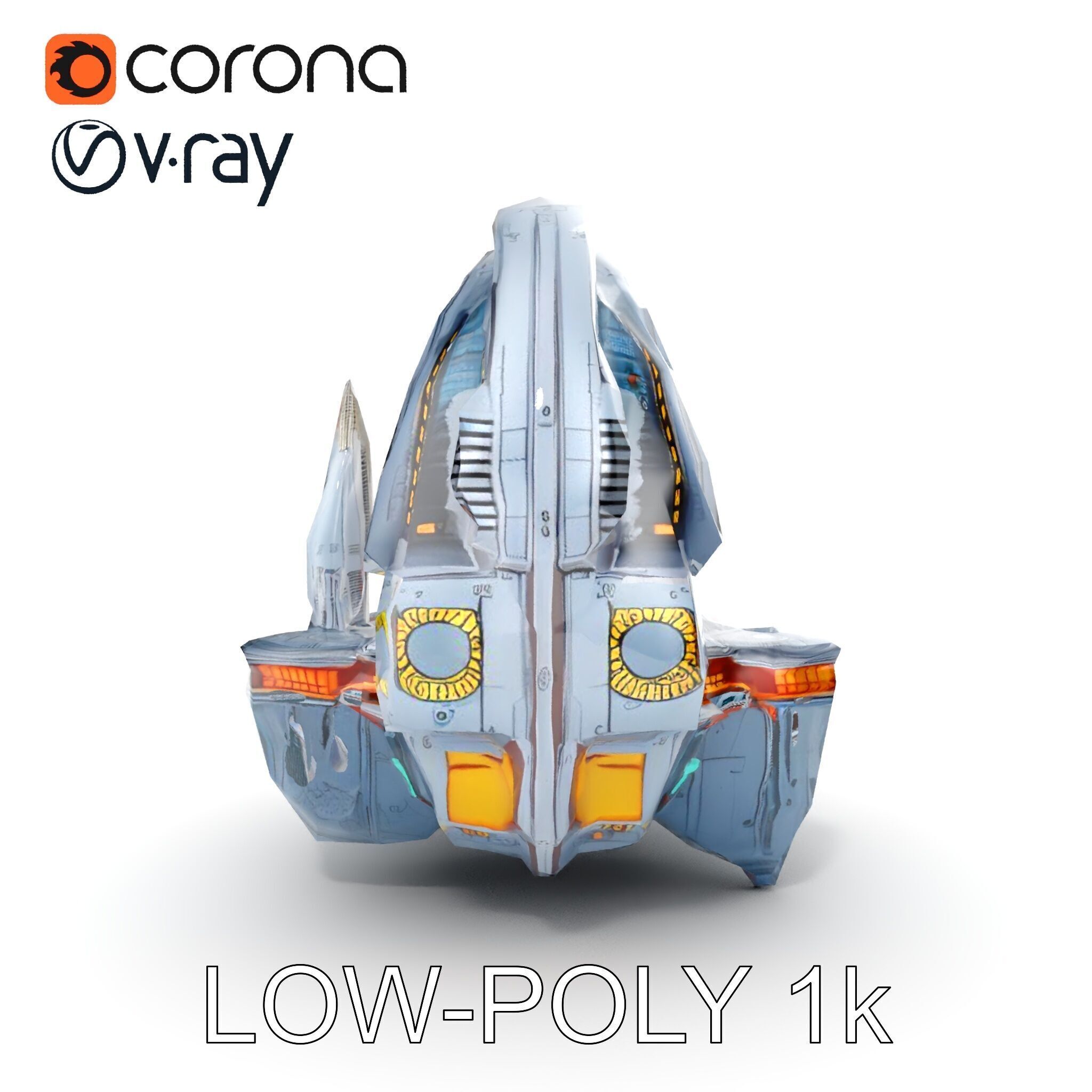 Futuristic Cityscape Sphere Model Pack Low-poly 3D model_30