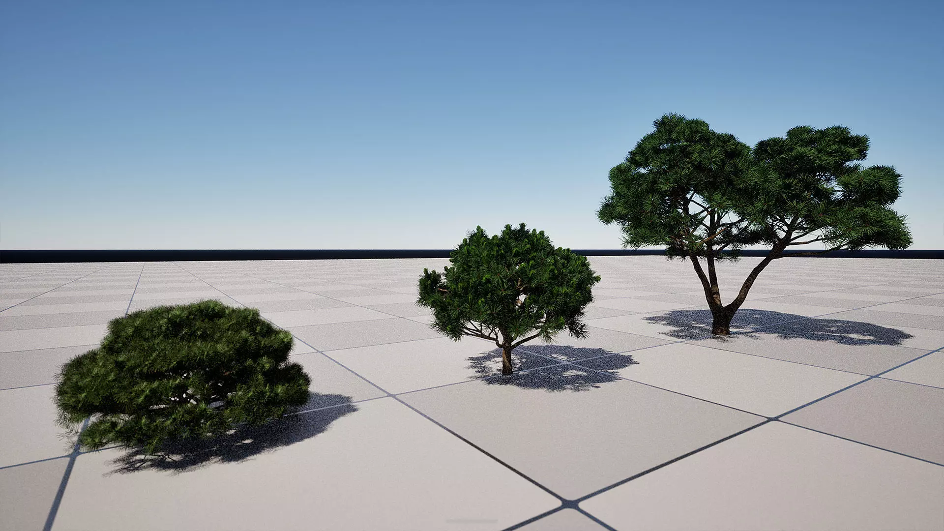 AB3D Plants - Volume 10 Pines for UE 5 30 types 3D model_9
