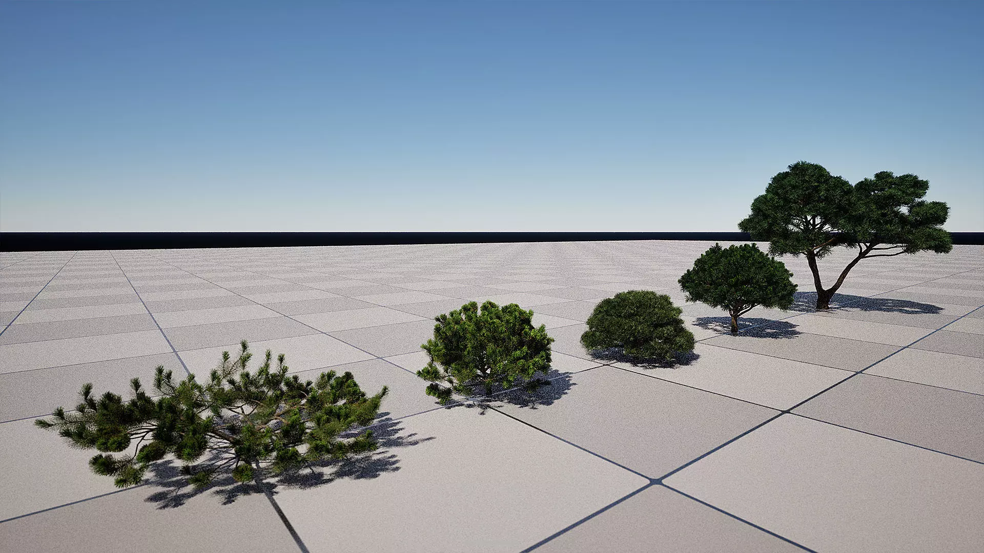 AB3D Plants - Volume 10 Pines for UE 5 30 types 3D model_8