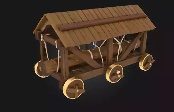 Wooden Siege Engine Model  Power of Medieval Warfare