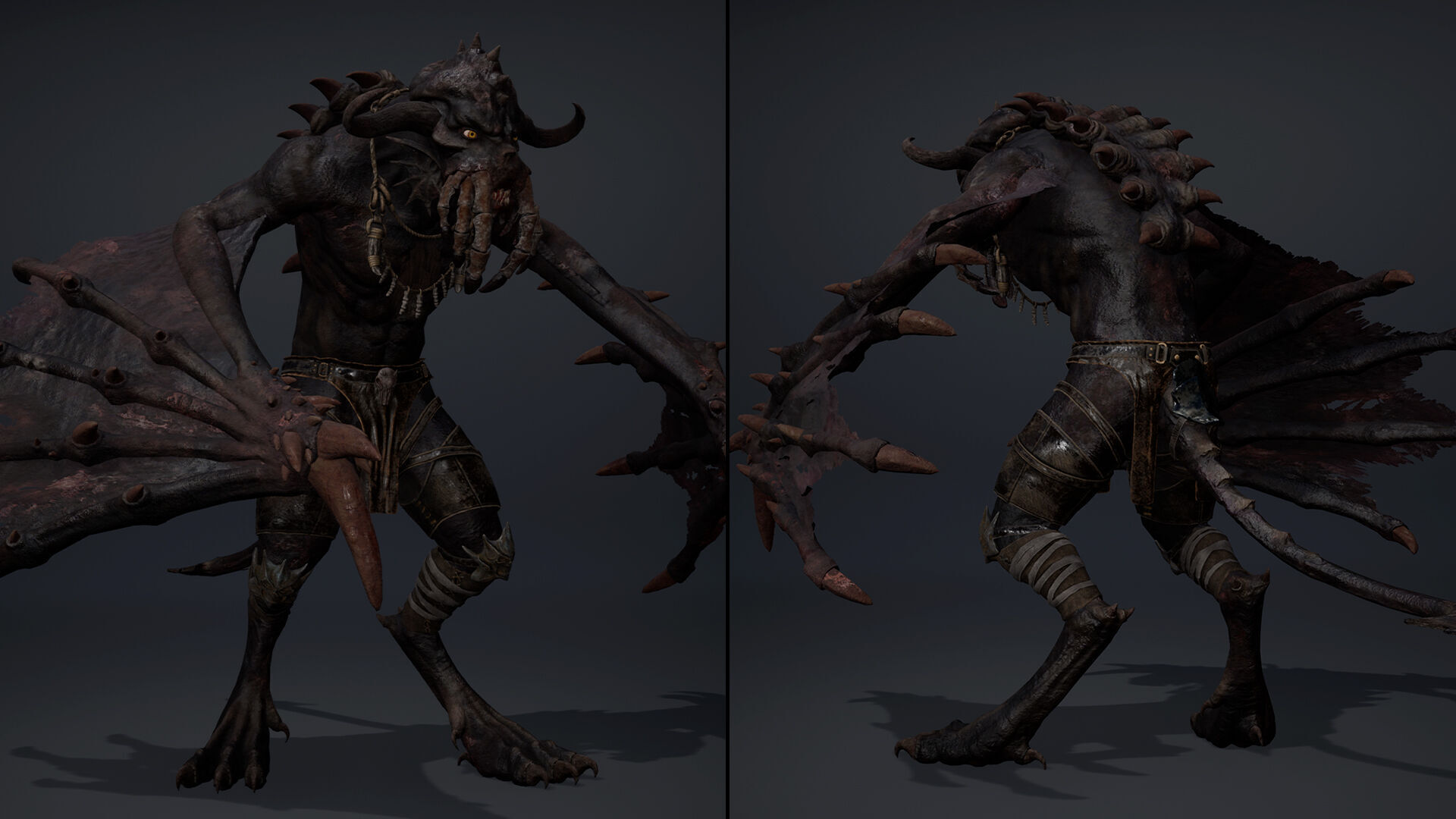 Obsidianfire 4 Brutal Low-poly 3D model_5