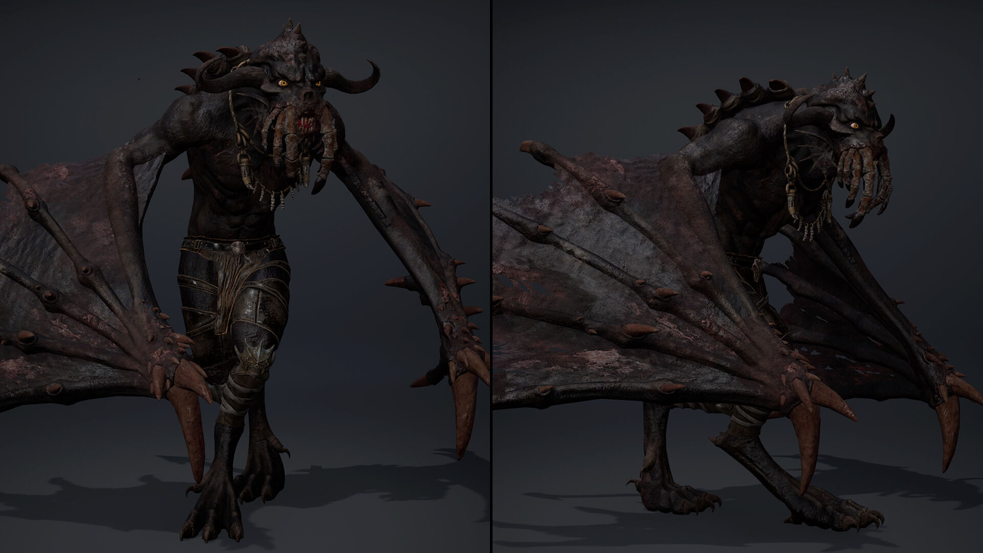 Obsidianfire 4 Brutal Low-poly 3D model_12