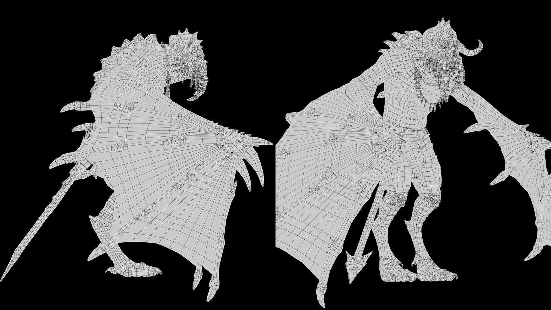 Obsidianfire 4 Brutal Low-poly 3D model_14