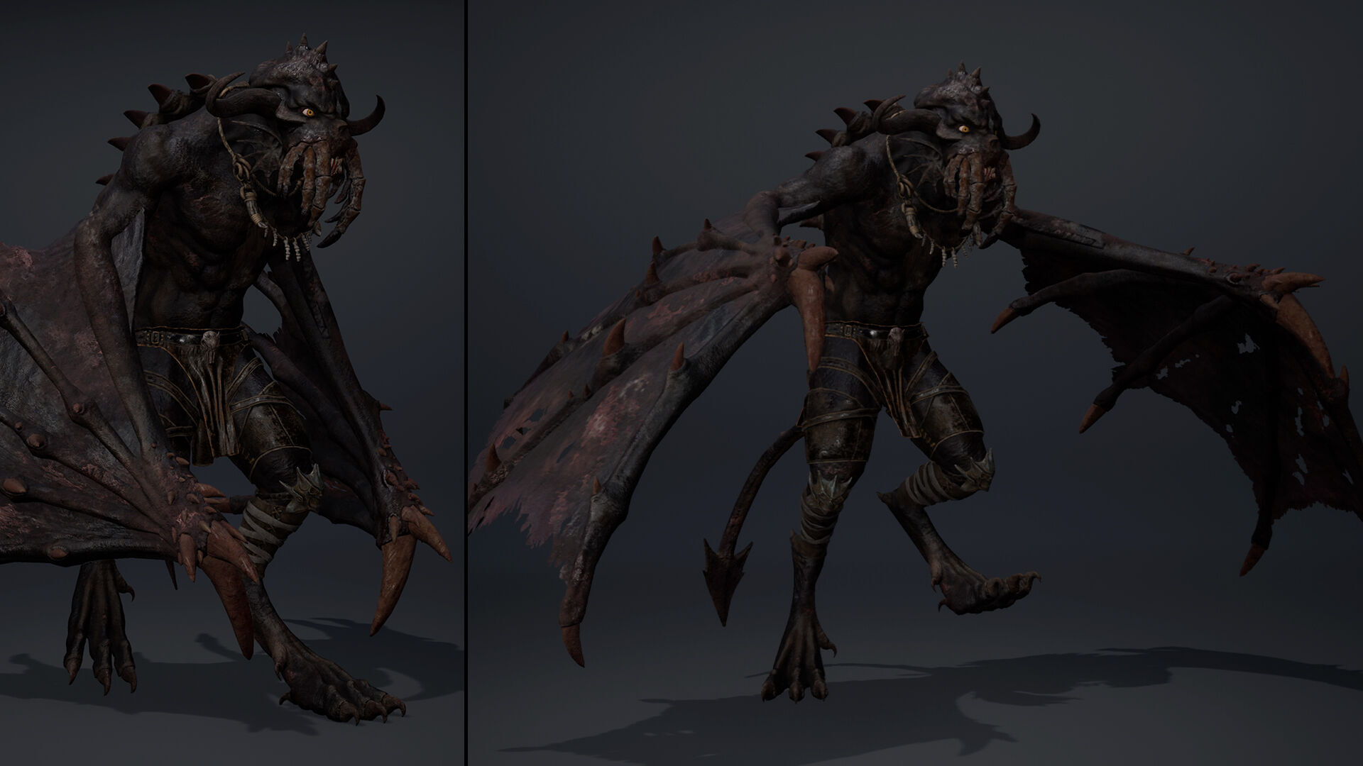 Obsidianfire 4 Brutal Low-poly 3D model_11