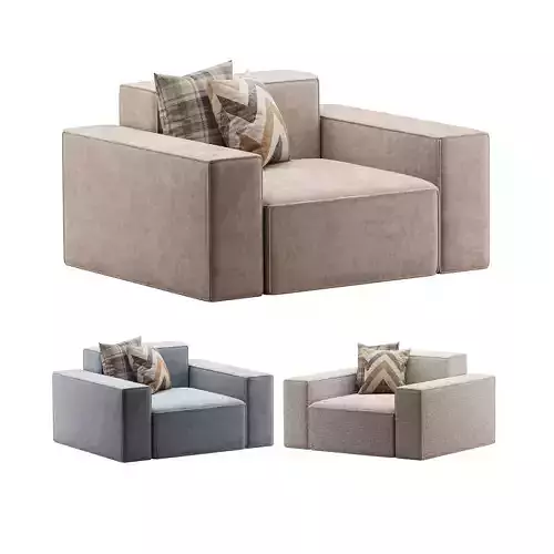 Divan Davis 181x103 3D model