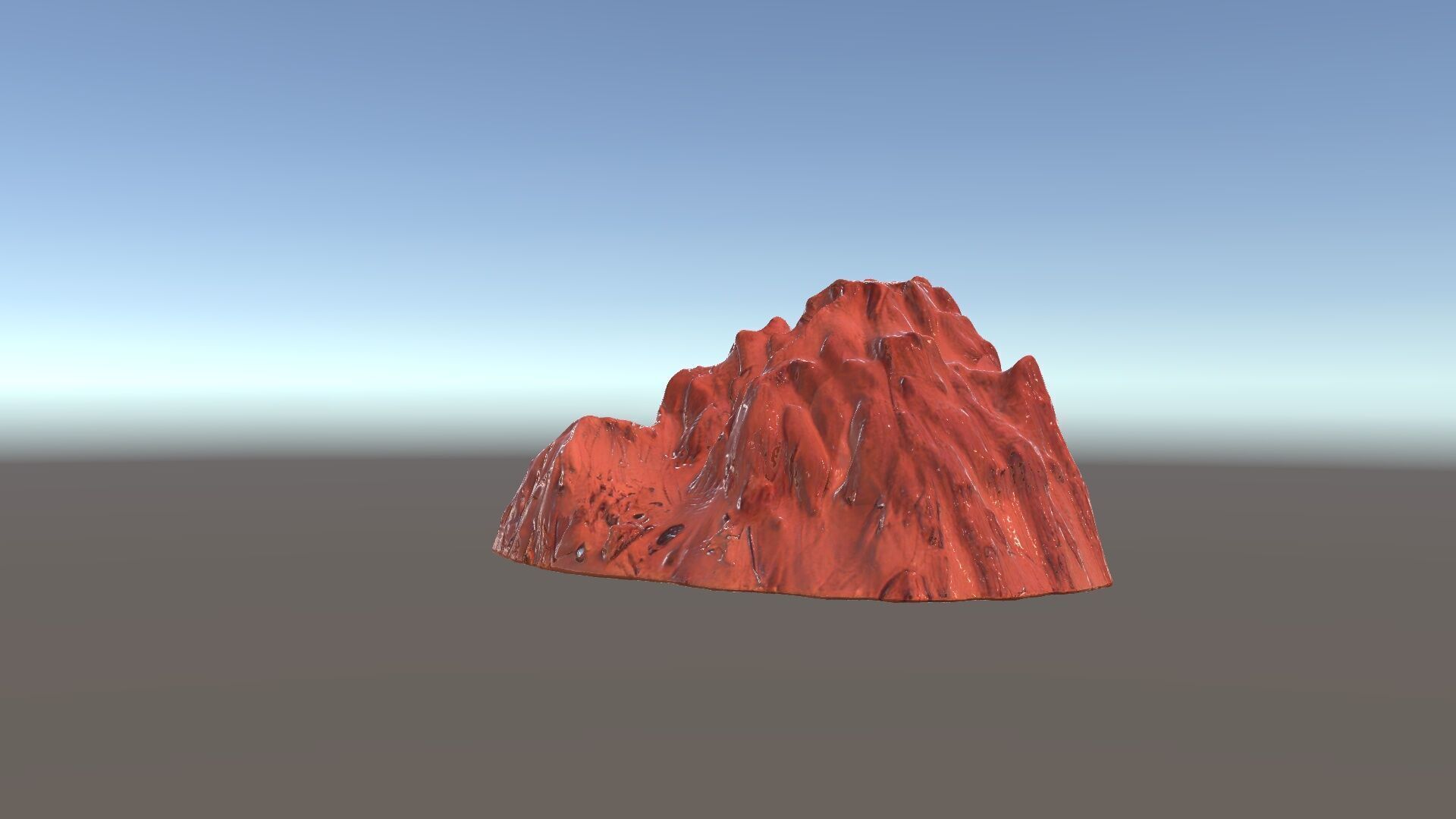 Desert Mountain Terrain Model Pack for Realistic Environments Low-poly 3D model_6