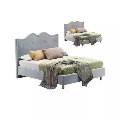 Double bed blue Williams