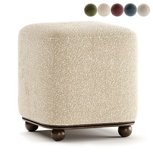 Arie Ottoman Pouf 3D model