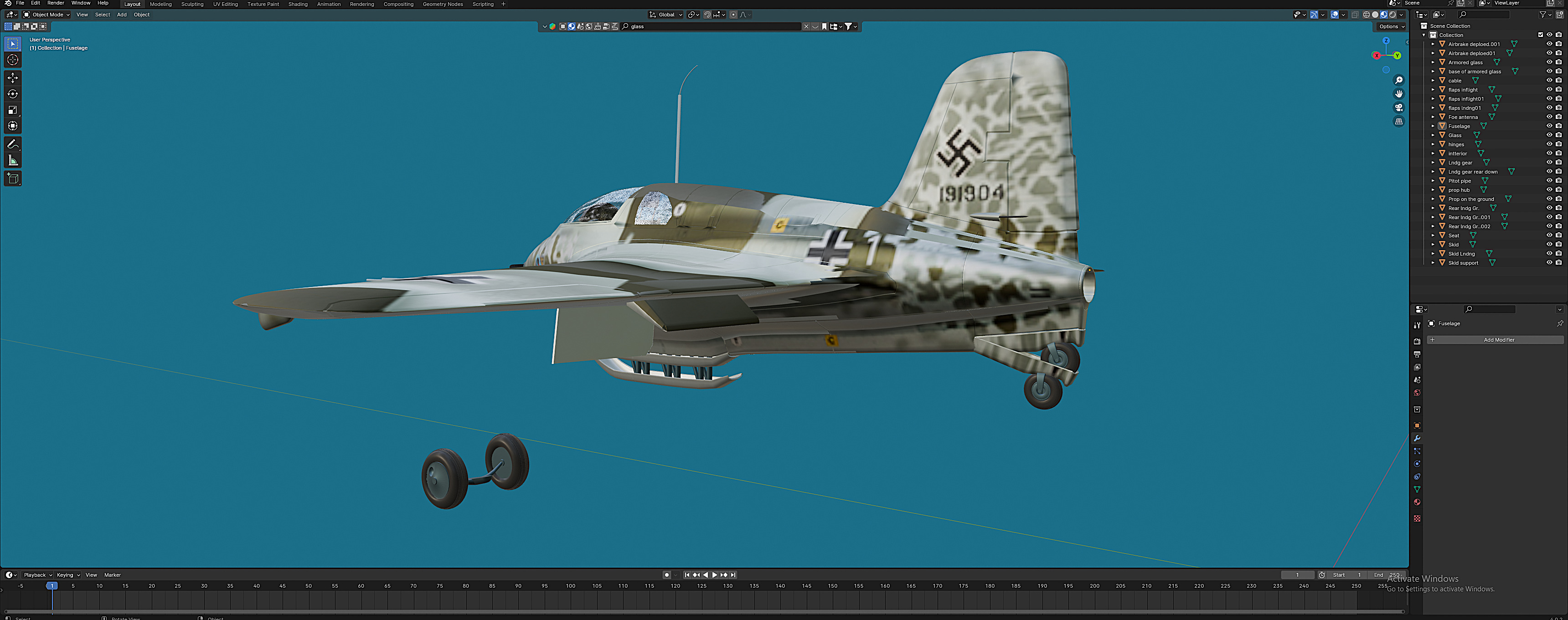 Me-163 Free 3D model_4