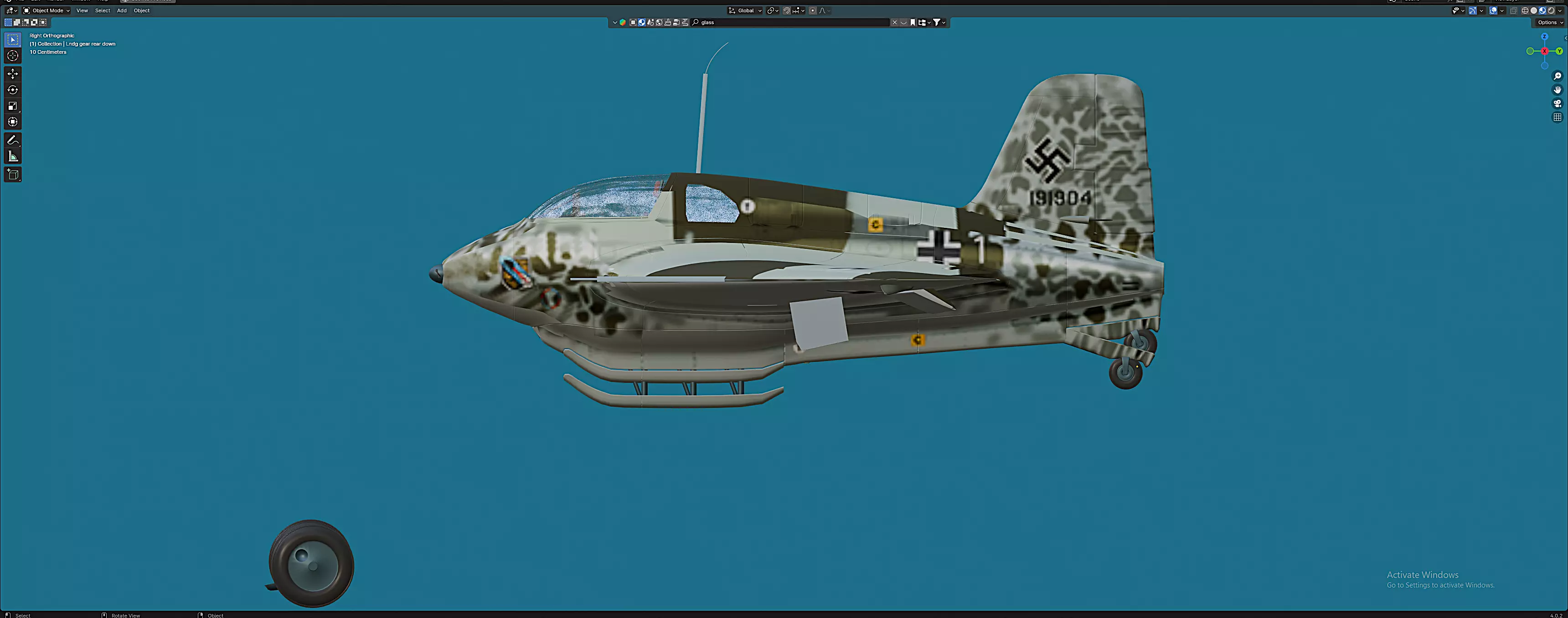 Me-163 Free 3D model_0