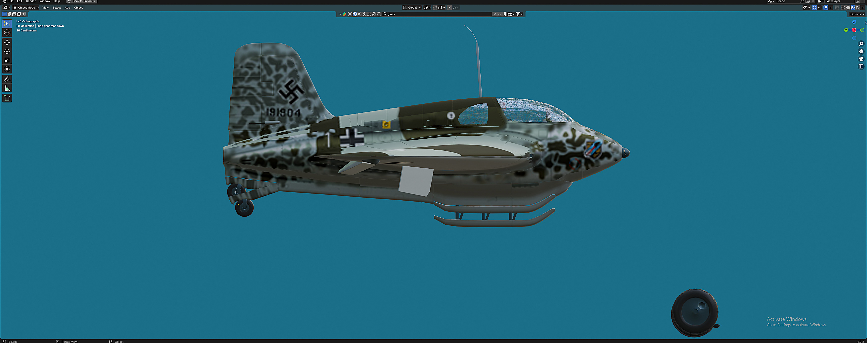 Me-163 Free 3D model_1