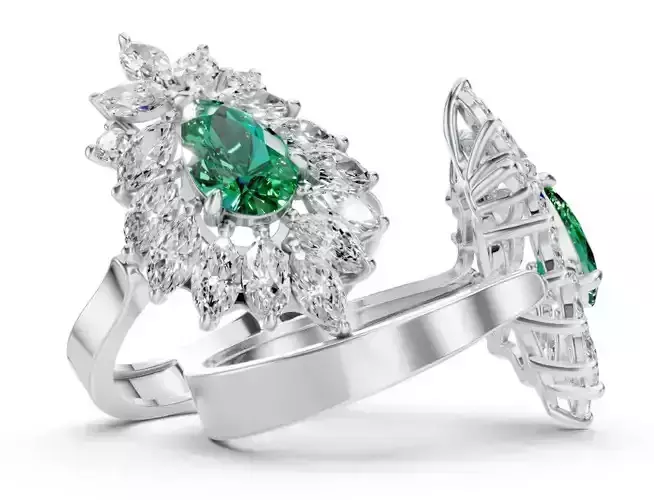 Citrine Luxury Gem Set Ring   CJR 002