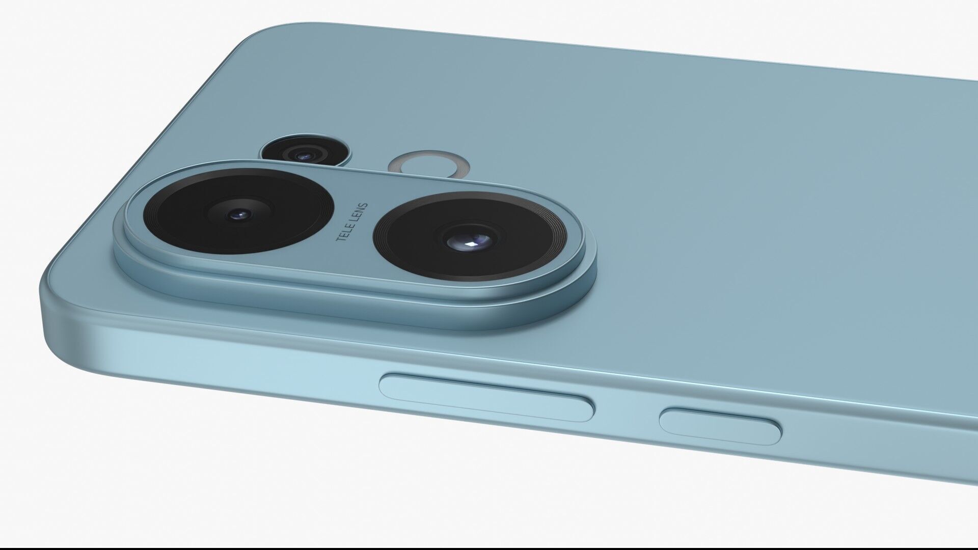 Vivo S30 Blue 3D model_5