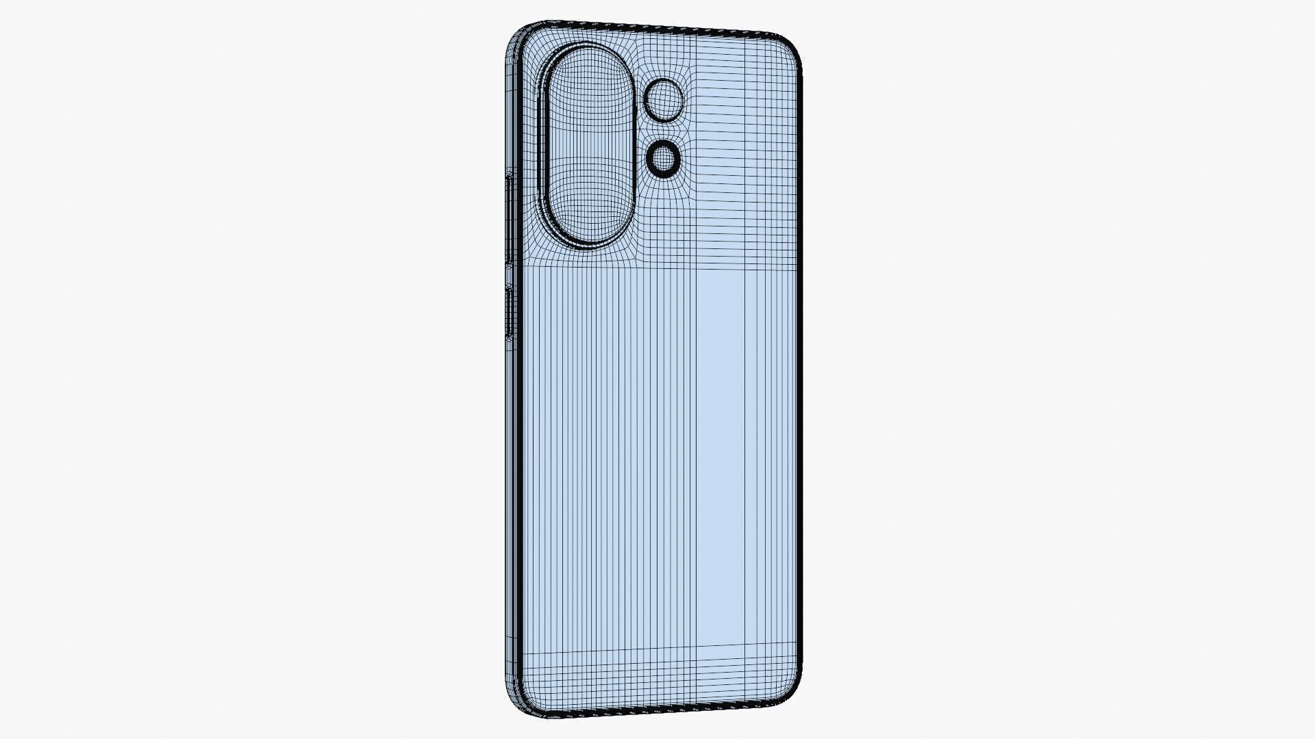 Vivo S30 Blue 3D model_20