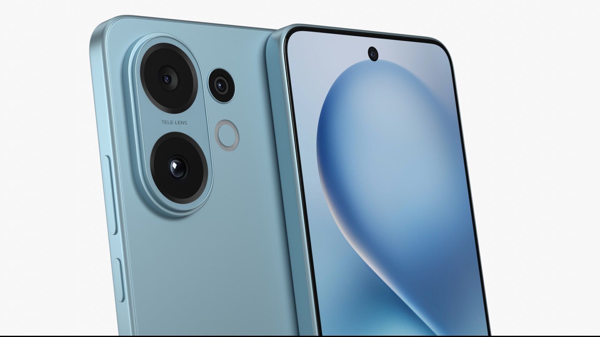 Vivo S30 Blue 3D model_3