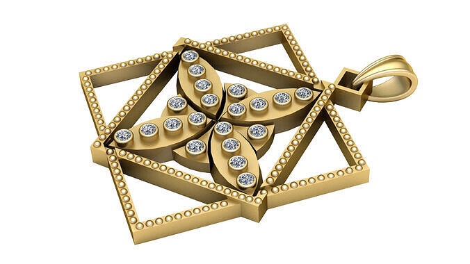 Geometric PENDANT  3D print model