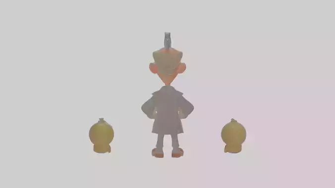 Cartoon Mortimer the Manager of Monstrous Museums Model