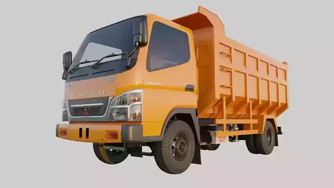 Mitsubishi Fuso Canter Dump Truck 3D model