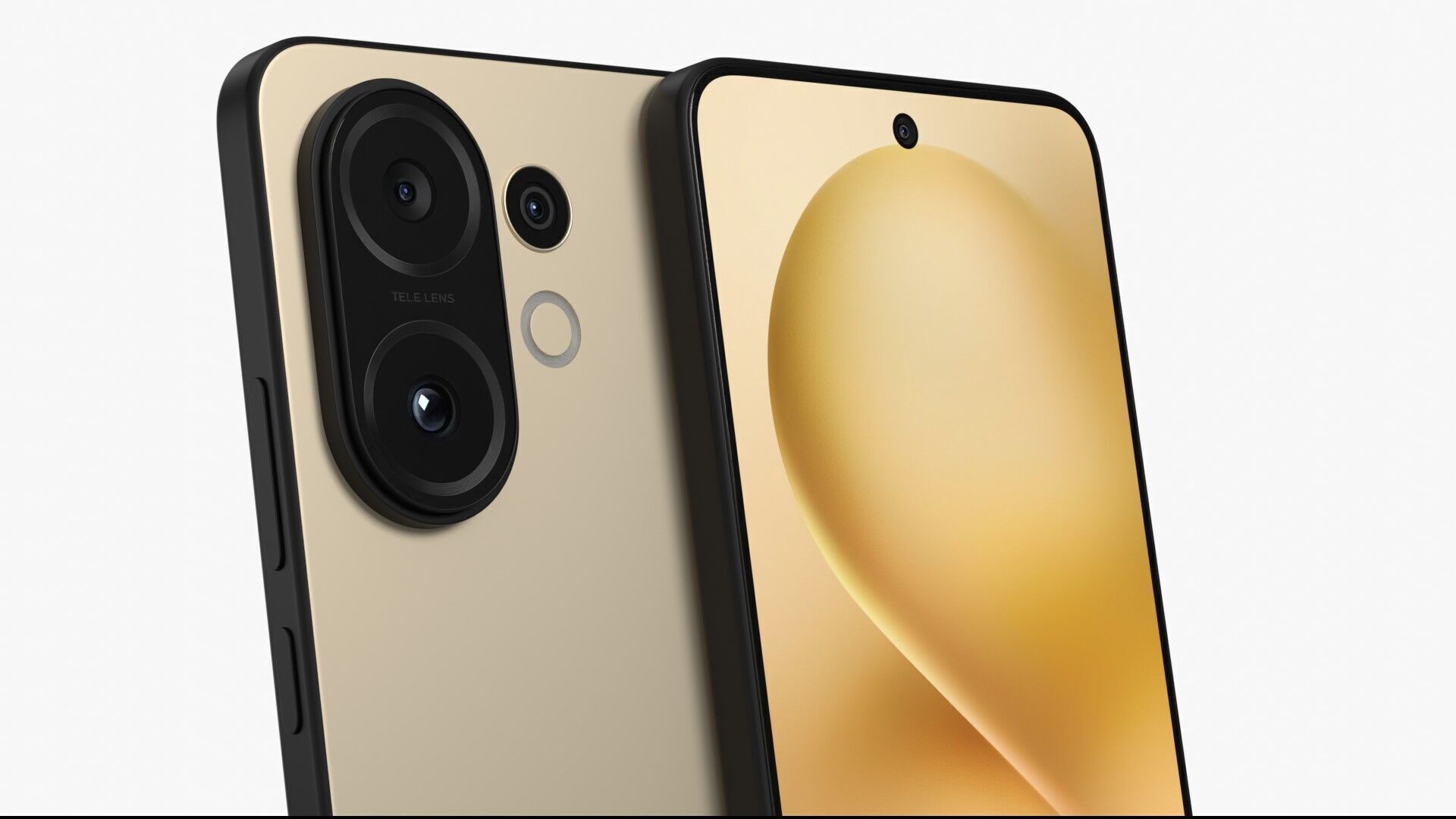 Vivo S30 Yellow 3D model_3