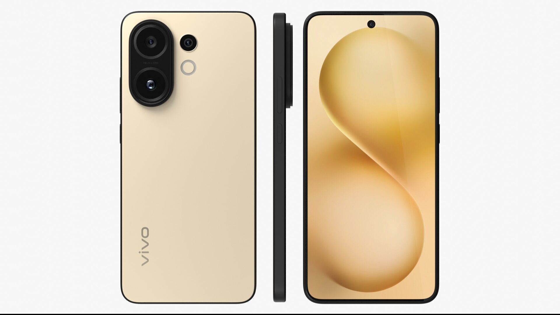 Vivo S30 Yellow 3D model_2