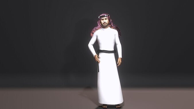 Arab Character 3D model