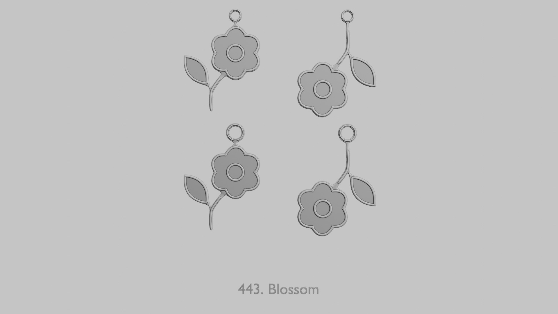 Easter Joy STL Pendant Collection 3D print model_1