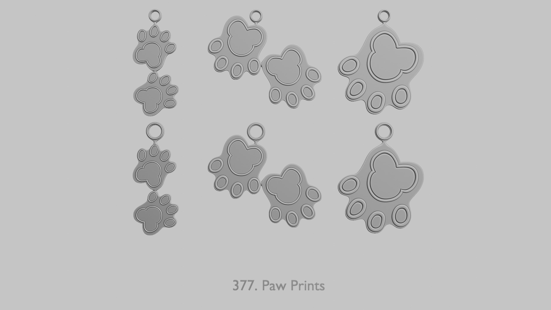 Easter Joy STL Pendant Collection 3D print model_21