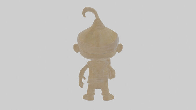 Cartoon Mortimer the Mummy Maker Model Low-poly 3D model