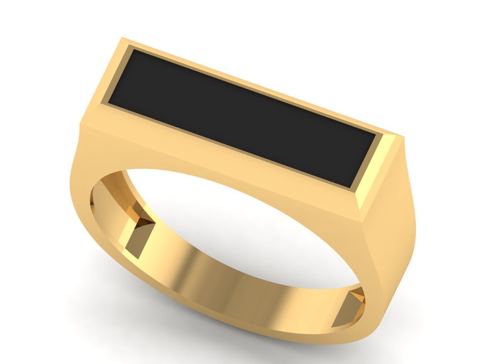 Simple and basic ring collection 3D print model_3