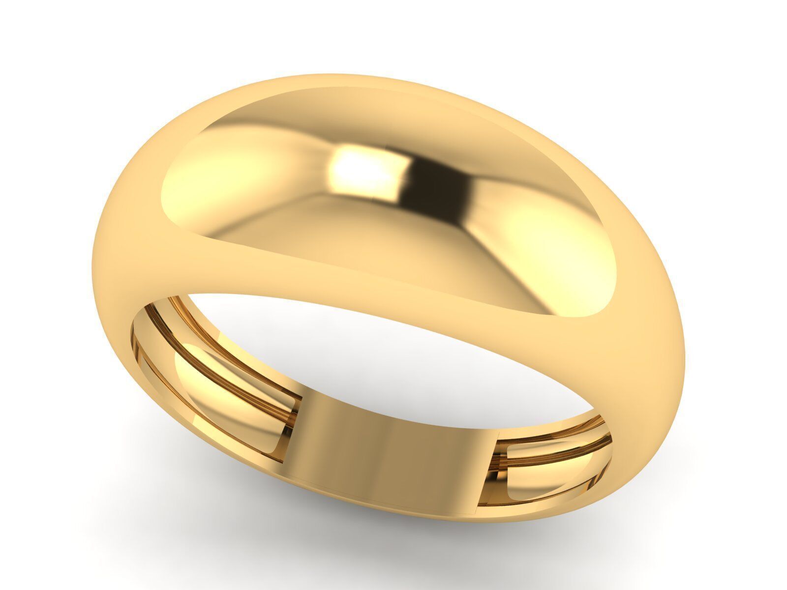 Simple and basic ring collection 3D print model_1