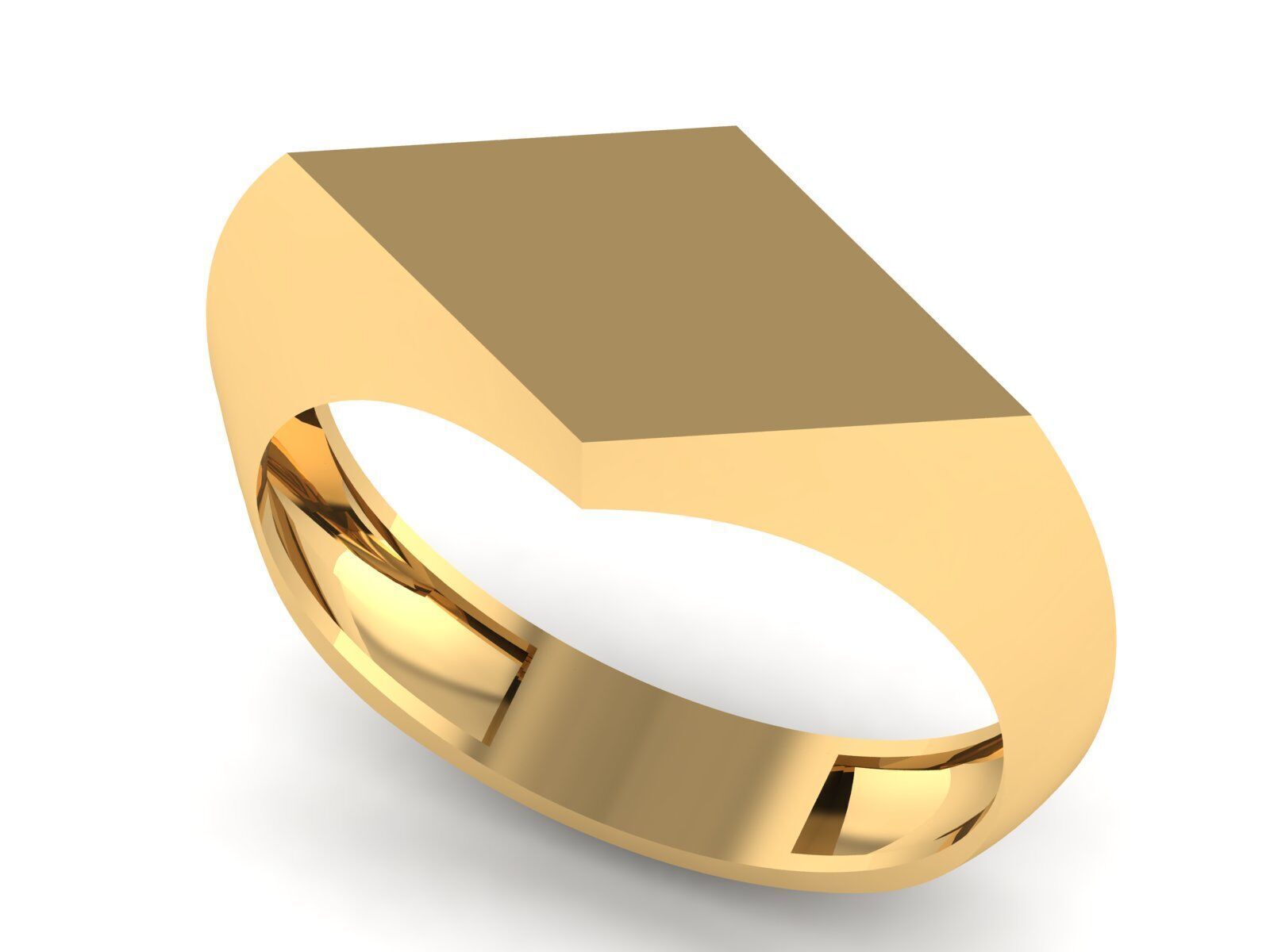 Simple and basic ring collection 3D print model_4