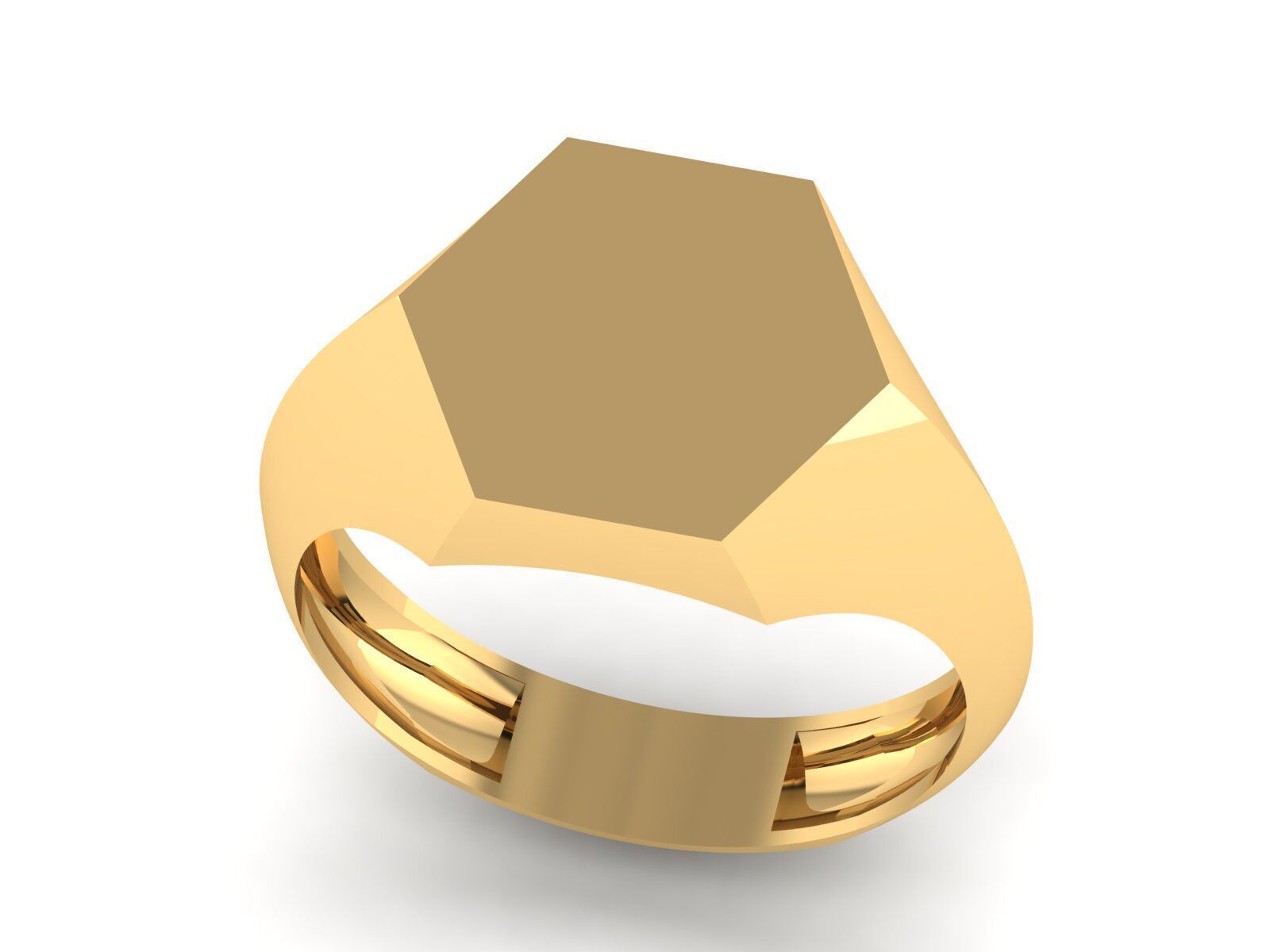 Simple and basic ring collection 3D print model_14