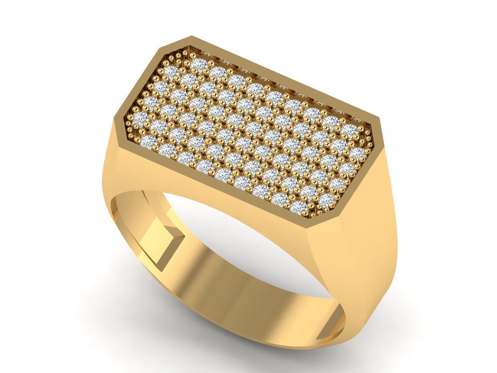 Simple and basic ring collection 3D print model_10