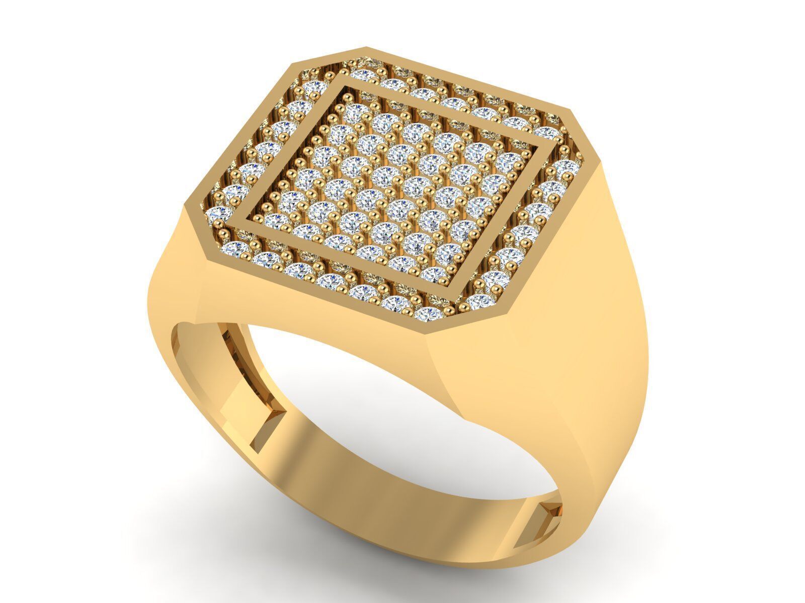 Simple and basic ring collection 3D print model_9