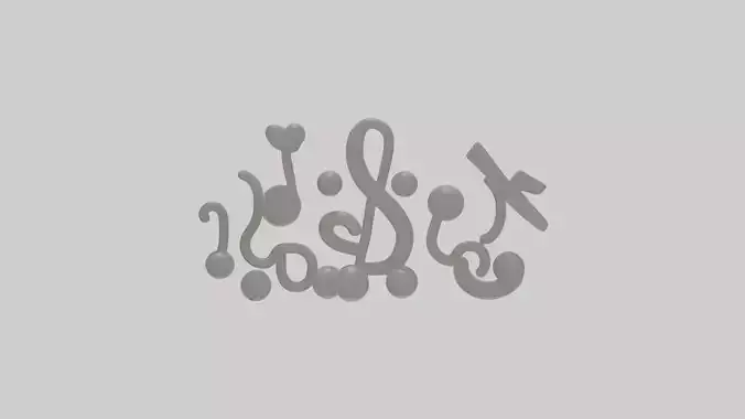 Cartoon Musical Notes