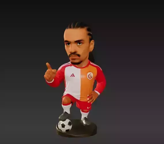 Leroy Sane Chibi Style 3D Model 3D print model