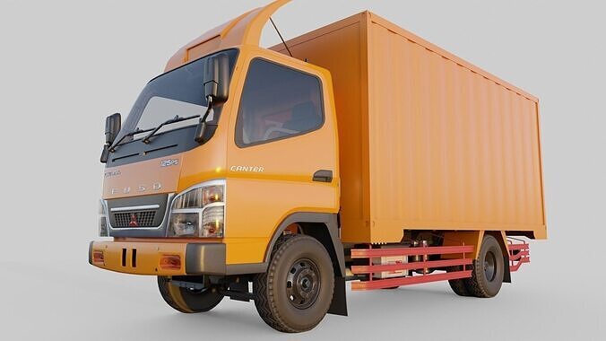 Mitsubishi Fuso Canter Box truck 3D model
