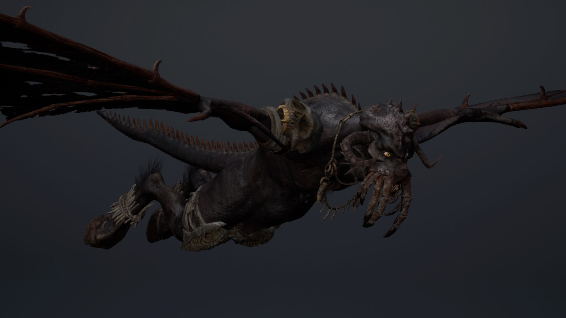 Obsidianfire 2 Brutal Low-poly 3D model_7