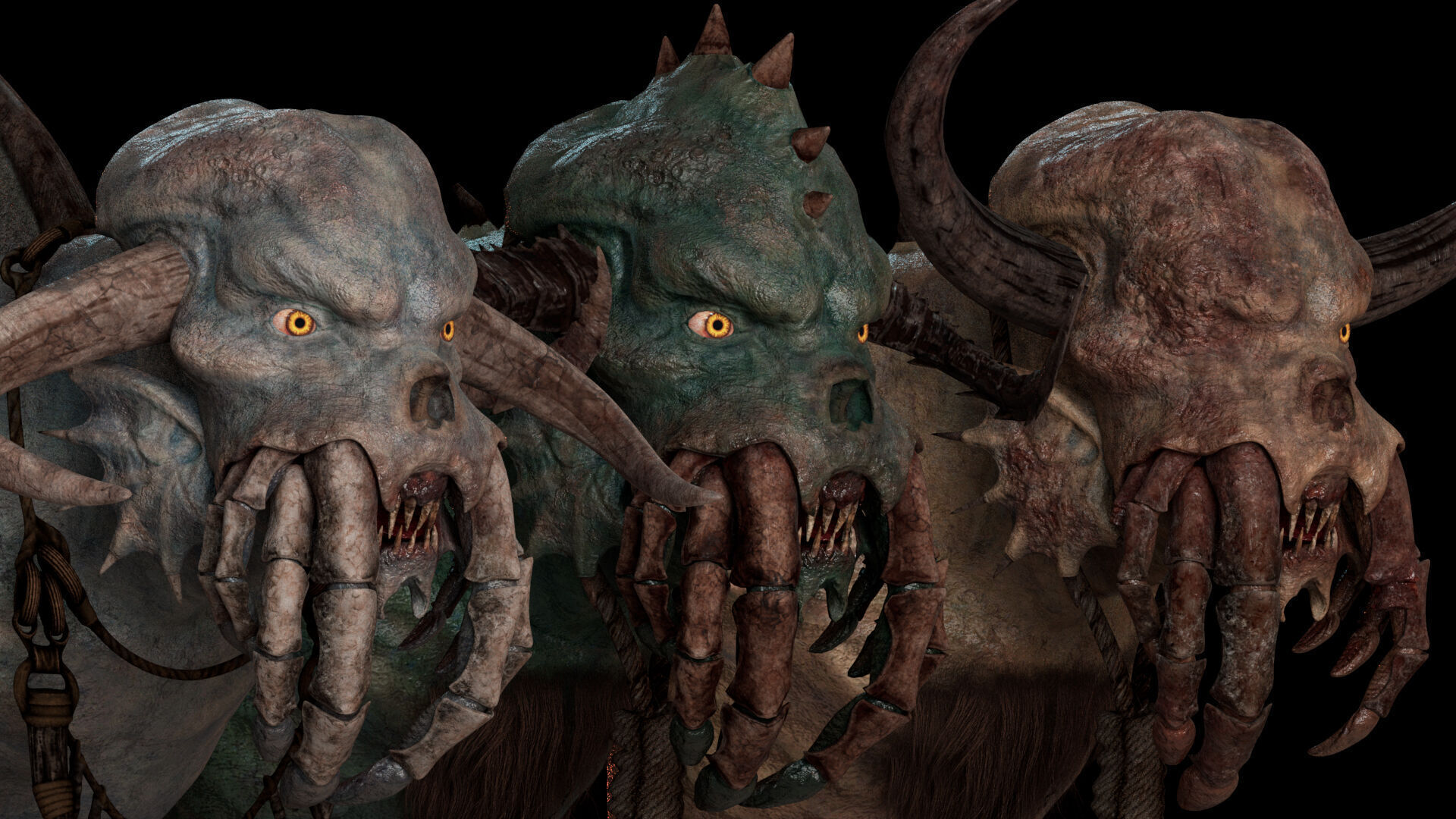 Obsidianfire 2 Brutal Low-poly 3D model_4