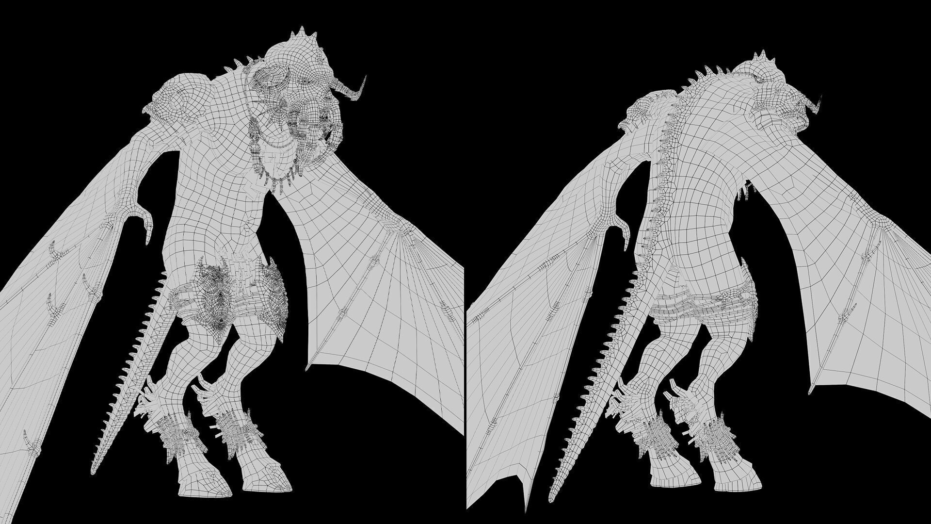 Obsidianfire 2 Brutal Low-poly 3D model_15