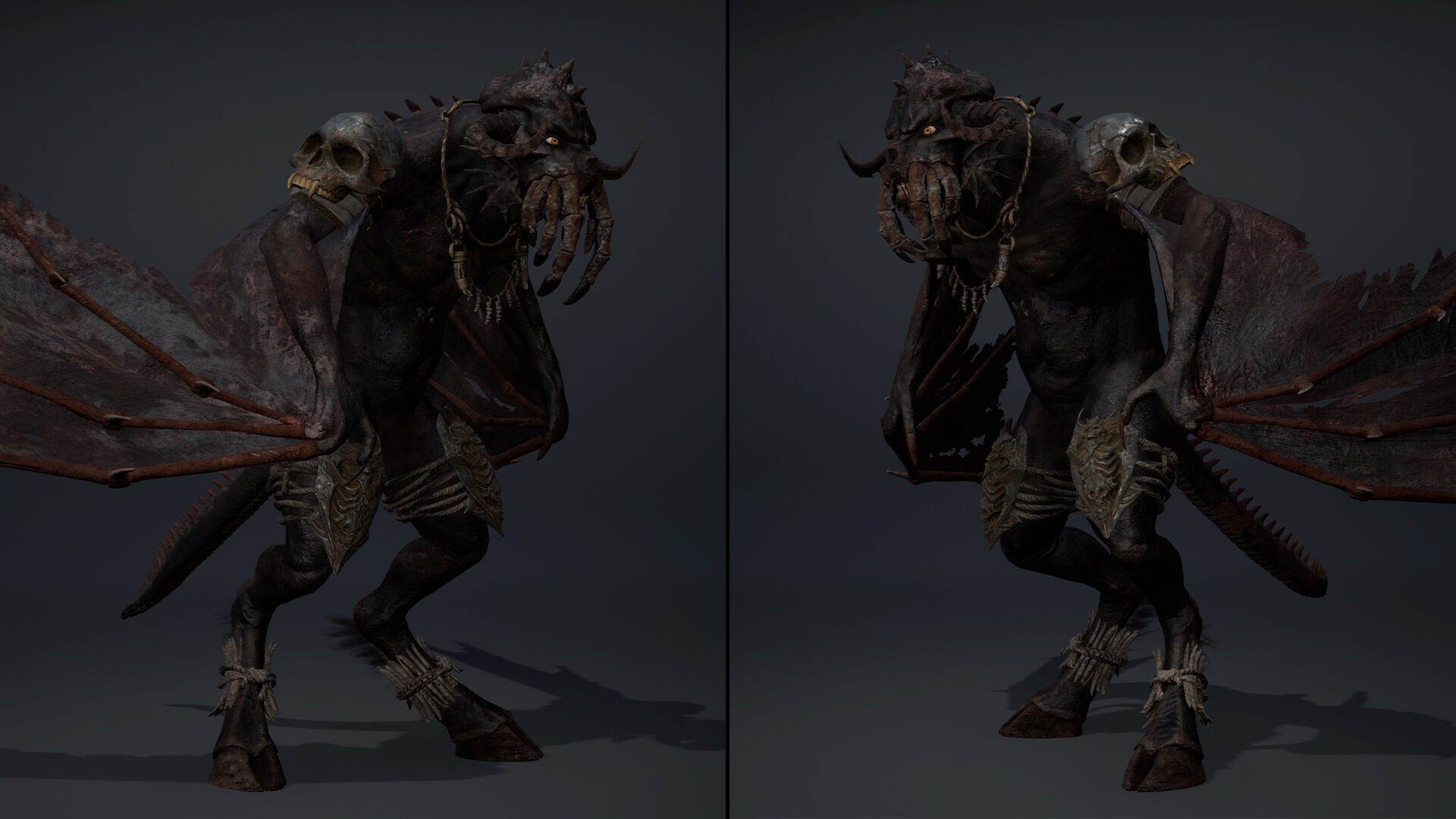 Obsidianfire 2 Brutal Low-poly 3D model_9