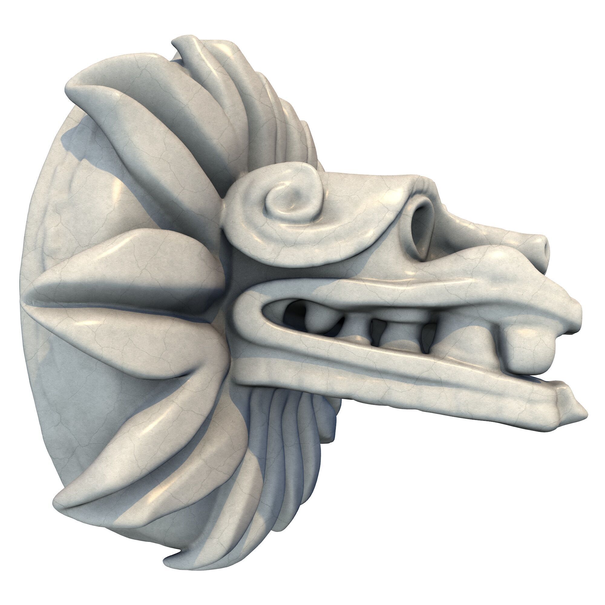 Quetzalcoatl 3D print model_5