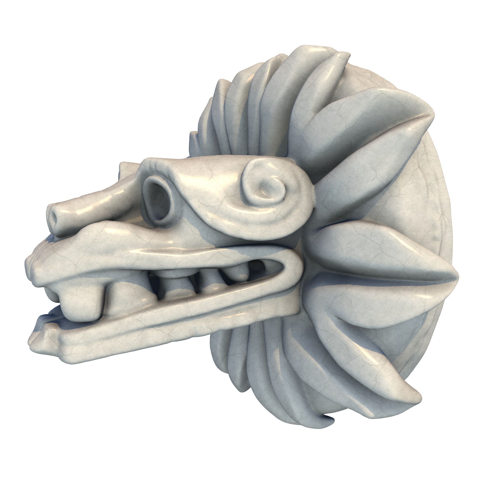 Quetzalcoatl 3D print model_1